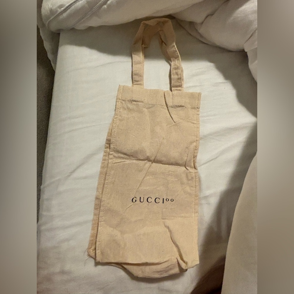 gucci cotton wine tote